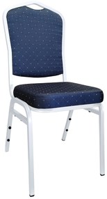 Krzesło Vega tkanina Dot bankietowe konferencyjne stelaż metalowy