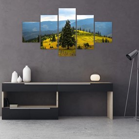 Obraz - Górska łąka (125x70 cm)
