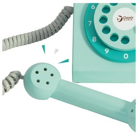 Classic world klasyczny drewniany telefon dla dzieci 4 el.