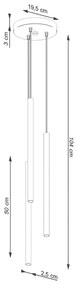 Ceglasta lampa wisząca ø 19,5 cm Fideus – Nice Lamps