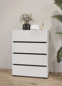 Komoda INCROCIO 59,7 cm do Salonu Sypialni Biały