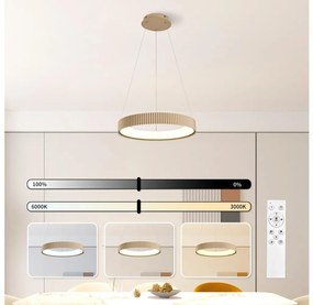 Brilagi - LED ściemnialny żyrandol na linkach FALCON MODERN LED/30W/230V 40 cm beżowy + z pilotem