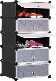 Modułowa szafka na buty 5 poziomów Barker