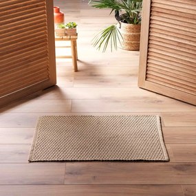 Jasnobrązowy dywan odpowiedni do prania 50x80 cm Alivia – douceur d'intérieur