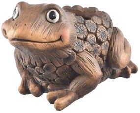 InDecor Ceramiczny doniczka żaba Rona, 34 x 30 x22 cm