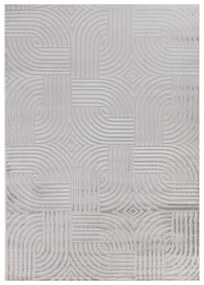 Dywan nowoczesny 3D Sahara Iluzja szary 200 cm x 290 cm