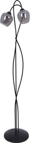 Czarno-grafitowa elegancka lampa podłogowa - A569 G6-E19