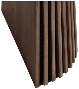Okrągły rozkładany stół z blatem w dekorze dębu ø 120 cm Osaka – House Nordic