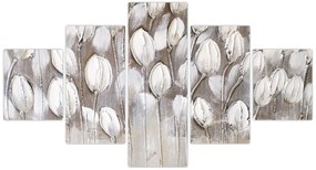 Obraz - Ułożone tulipany (125x70 cm)
