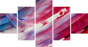 Obraz - różowo - niebieskie kolory (125x70 cm)