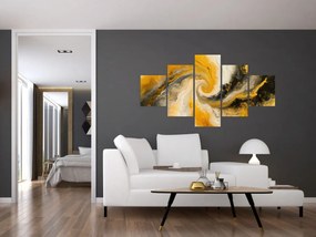 Obraz - Abstrakcja spiralna (125x70 cm)