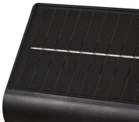 Zewnetrzna Zewnętrzna lampa ścienna czarna z LED IP54 z czujnikiem ruchu solarna - Floody Nowoczesny Oswietlenie zewnetrzne