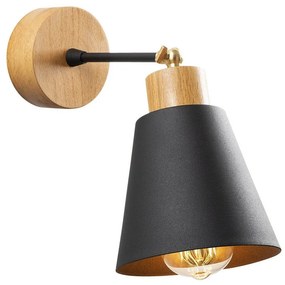 Kinkiet lampa ścienna Manavgat - N-610, czarny