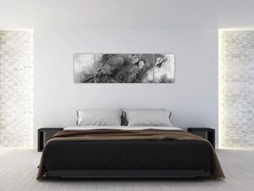 Obraz - Papugi akwarelowe (170x50 cm)