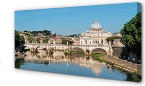 Obraz na płótnie Zabytkowe Mosty Rzymu