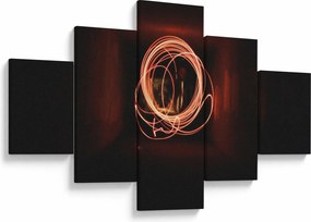 Obraz - linie w tunelu (125x70 cm)