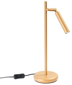 Lampa biurkowa PASTELO złota SOLLUX  LIGHTING