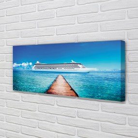 Fotoobraz na płótnie Słoneczny Rejs po Morzu