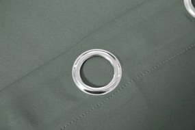 Zasłona OXFORD 140x270 cm, szarozielony Zawieszanie: Taśma z wiązaniami