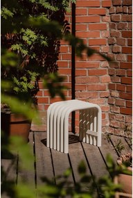 Beżowe metalowe krzesło ogrodowe Nokk – noo.ma