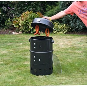 Grill z wędzarnią na węgiel drzewny Cattara Pisa, ø 40 cm