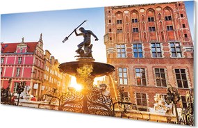 Panel szklany do Kuchni Fontanna Neptuna w Gdańsku