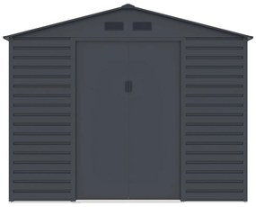 Schowek ogrodowy z metalu/ocynkowanej stali - Antracytowy - 8,94 m² - ADELMO