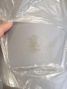 PROMOCJA Krzesło jadalniane OSAKA plastikowe, jasnoszare II. jakość