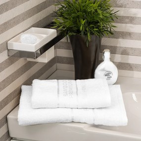 4Home Ręcznik Bamboo Premium biały, 30 x 50 cm, komplet 2 szt.