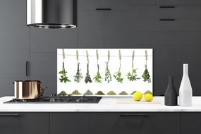 Panel Szklany do Kuchni Świeżość Kwiatów Ogrodowych