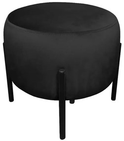 Pufa WILFRED MG VELVET czarna ATOS