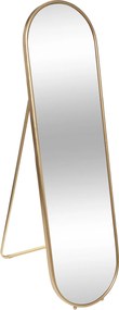 Duże lustro stojące złota rama EDI, 43,5 x 160 cm
