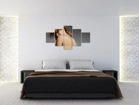 Obraz kąpiącej się kobiety (125x70 cm)