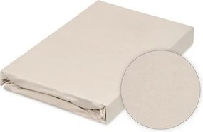 Matex Bamboo nieprzepuszczalne prześcieradło jasnobeżowy, 60 x 120 cm