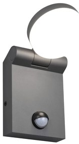 Lampa zewnętrzna z czujnikiem ruchu (wysokość 19 cm) Adour – Trio