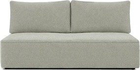 Sofa z Funkcją Spania MAVIA Szara Boucle Nowoczesna