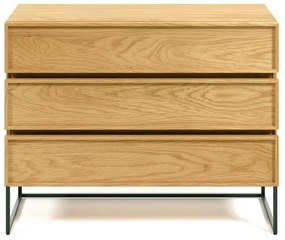Komoda w dekorze dębu w naturalnym kolorze 100x78x42 cm Taiana – Kave Home