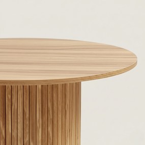 Stolik kawowy ryflowany SCAVA, Ø 70 x 40 cm