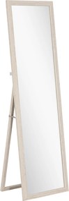 HOMCOM 160 x 50 cm Lustro całopostaciowe, wielofunkcyjne, prostokątny design z ramą, Biały