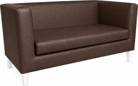 Sofa Monaco : Kolor nogi - Biała, Kolor tkaniny - EKO-SKÓRA - 2D, Typ tkaniny - Eko-skóra , Wysokość nogi - 15 cm
