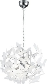 Żyrandol dziecięcy z plastikowym kloszem ø 50 cm Butterfly – Reality