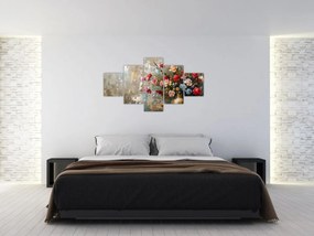 Obraz - Wazon z kwiatami (125x70 cm)