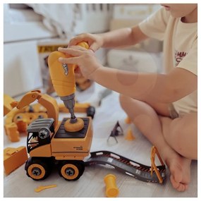 Woopie mega plac budowy 5w1 zestaw xxl do skręcania diy