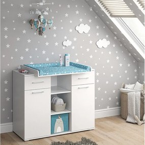 Przewijak dla dziecka biały 113x70x109 leonie