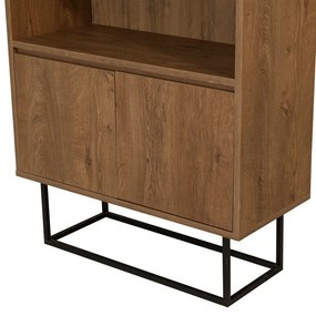 Biblioteczka Rea Black and Walnut