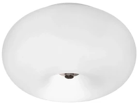 Biała lampa sufitowa ze szklanym kloszem OPTICA – EGLO