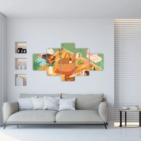 Obraz - Letnia miłość (125x70 cm)