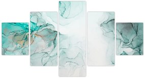 Obraz - Atramentowa abstraakcja 2 (125x70 cm)