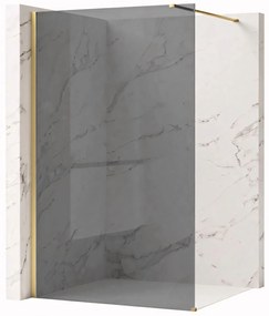 Kabina prysznicowa Walk-In Rea Flexi Grey / Brush Gold 80