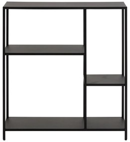 Czarny metalowy regał 80x86 cm Newcastle – Actona